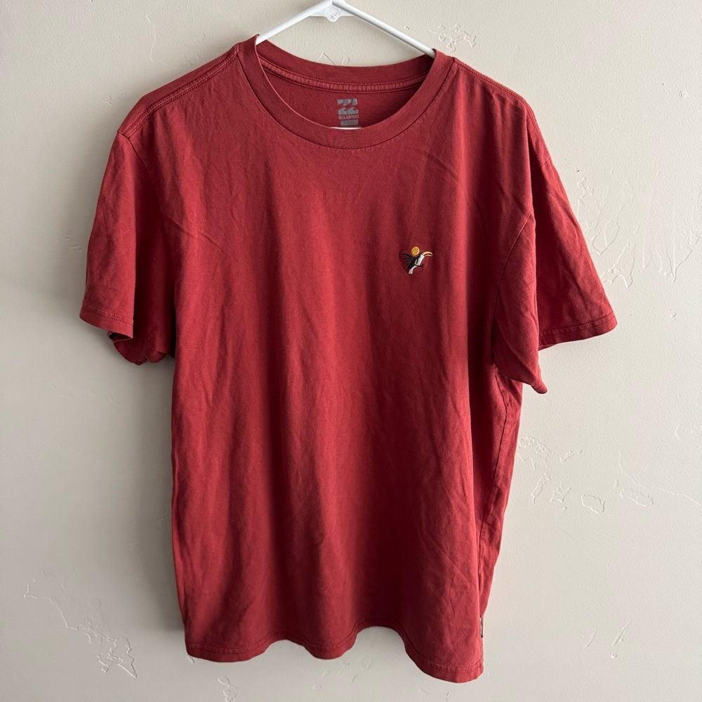 Men’s Billabong Premium Stitch Logo T Shirt - Large Red